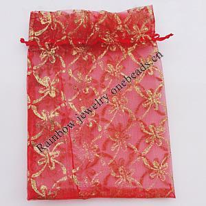 Organza Gift Jewelry Bag, 90x120mm Sold by Bag