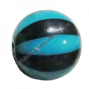 Handmade Solid Acrylic Beads, Round 12mm, Sold by Bag