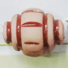 Imitation Wood Acrylic Beads, 15x11mm Hole:1.5mm, Sold by Bag