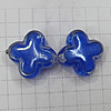 Resin Beads, Cross 16mm Hole:1mm, Sold by Bag