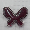 Resin Beads, Butterfly 27x21mm Hole:1.5mm, Sold by Bag