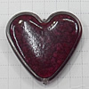 Resin Beads, Heart 26x28mm Hole:1.5mm, Sold by Bag