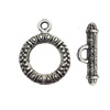 Clasp Zinc Alloy Jewelry Findings Lead-free, Loop:18x23mm, Bar:23x4mm Hole:2mm, Sold by Bag