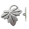 Clasp Zinc Alloy Jewelry Findings Lead-free, Loop:13x16mm, Bar:18x3mm Hole:1.5mm, Sold by Bag