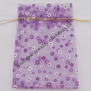 Organza Gift Jewelry Bag, 70x90mm Sold by Bag