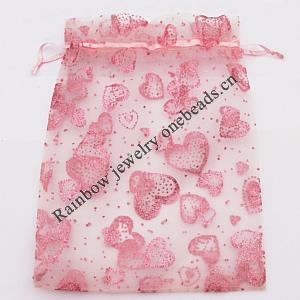 Organza Gift Jewelry Bag, 70x90mm Sold by Bag