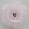 Resin Cabochons, No Hole Headwear & Costume Accessory, Flower with Acrylic Zircon 20mm, Sold by Bag