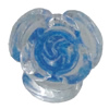 Resin Cabochons, No Hole Headwear & Costume Accessory, Flower 10mm, Sold by Bag