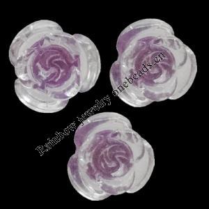 Resin Cabochons, No Hole Headwear & Costume Accessory, Flower 10mm, Sold by Bag