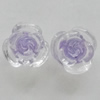 Resin Cabochons, No Hole Headwear & Costume Accessory, Flower 10mm, Sold by Bag