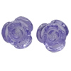 Resin Cabochons, No Hole Headwear & Costume Accessory, Flower 12mm, Sold by Bag