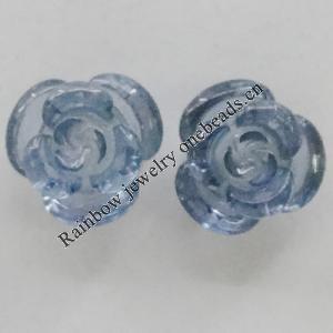 Resin Cabochons, No Hole Headwear & Costume Accessory, Flower 12mm, Sold by Bag