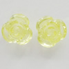 Resin Cabochons, No Hole Headwear & Costume Accessory, Flower 12mm, Sold by Bag