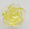 Resin Cabochons, No Hole Headwear & Costume Accessory, Flower 10mm, Sold by Bag