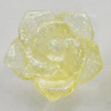 Resin Cabochons, No Hole Headwear & Costume Accessory, Flower 10mm, Sold by Bag