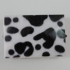 Watermark Acrylic Beads, Rectangle 23x16mm, Hole:1mm, Sold by Bag