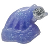 Resin Cabochons, No Hole Headwear & Costume Accessory, Cap with Acrylic Zircon 9mm, Sold by Bag