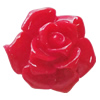 Resin Cabochons, No Hole Headwear & Costume Accessory, Flower 19mm, Sold by Bag