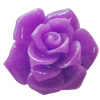 Resin Cabochons, No Hole Headwear & Costume Accessory, Flower 19mm, Sold by Bag