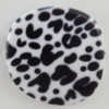 Watermark Acrylic Beads, 36mm, Hole:1mm, Sold by Bag