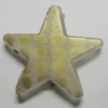Punctate Acrylic Beads, Star 23mm, Hole:1.5mm, Sold by bag