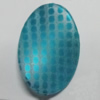 Punctate Acrylic Beads, Twist Flat Oval 36x25mm, Hole:1.5mm, Sold by bag