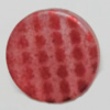 Punctate Acrylic Beads, Flat Round 18mm, Hole:1.5mm, Sold by bag