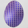 Punctate Acrylic Beads, Twist Flat Oval 44x34mm, Hole:2mm, Sold by bag