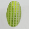 Punctate Acrylic Beads, Faceted Flat Oval 35x20mm, Hole:1.5mm, Sold by bag