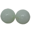 Imitate Jade,Painted Acrylic Beads, Round 20mm Hole:1mm, Sold by Bag