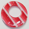 Resin Pendant, Donut 35mm Hole:1mm, Sold by Bag