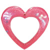 Resin Pendant, Hollow Heart 45x48mm Hole:1mm, Sold by Bag