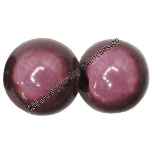 Fantastic Acrylic Beads, Round 6mm Hole:1mm, Sold by Bag
