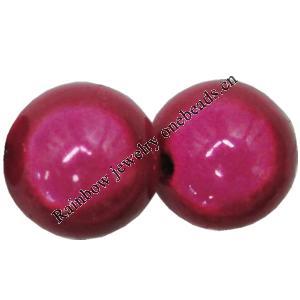 Fantastic Acrylic Beads, Round 8mm Hole:1mm, Sold by Bag