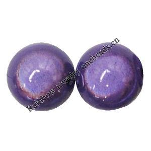 Fantastic Acrylic Beads Round, 20mm Hole:1mm, Sold by Bag