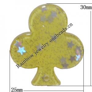 Resin Cabochons, No Hole Headwear & Costume Accessory, Tree 30x25mm, Sold by Bag