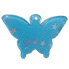 Resin Pendant, Butterfly 33x23mm Hole:1mm Hole:1mm, Sold by Bag