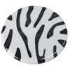 Painted Spray-paint Stripe Acrylic Beads, Flat Round 36mm Hole:2mm, Sold by Bag