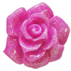 Resin Cabochons, No Hole Headwear & Costume Accessory, Flower 19mm, Sold by Bag