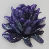 Resin Cabochons, No Hole Headwear & Costume Accessory, Flower 23mm, Sold by Bag