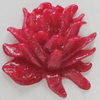 Resin Cabochons, No Hole Headwear & Costume Accessory, Flower 23mm, Sold by Bag