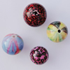 Watermark Acrylic Beads, Mix Style & Mix Color 18mm-22mm, Sold by Bag