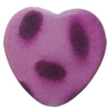 Spray-Painted Acrylic Beads, Heart 29x29mm  Sold by Bag