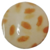 Spray-Painted Acrylic Beads, Flat Round 41mm  Sold by Bag