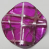 Acrylic Beads Jewelry finding, 27mm Sold by Bag