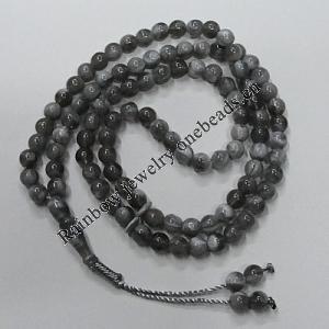 Buddha Beads, 66pcs Round 6mm, Sold by Strand