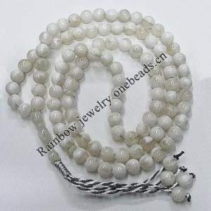 Buddha Beads, 66pcs Round 6mm, Sold by Strand