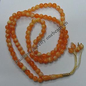 Buddha Beads, 33pcs Round 8mm, Sold by Strand