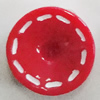 Resin Cabochons, No Hole Headwear & Costume Accessory, Flat Round 14mm, Sold by Bag