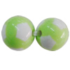 Solid Acrylic Beads, Round 12mm Hole:2mm, Sold by Bag